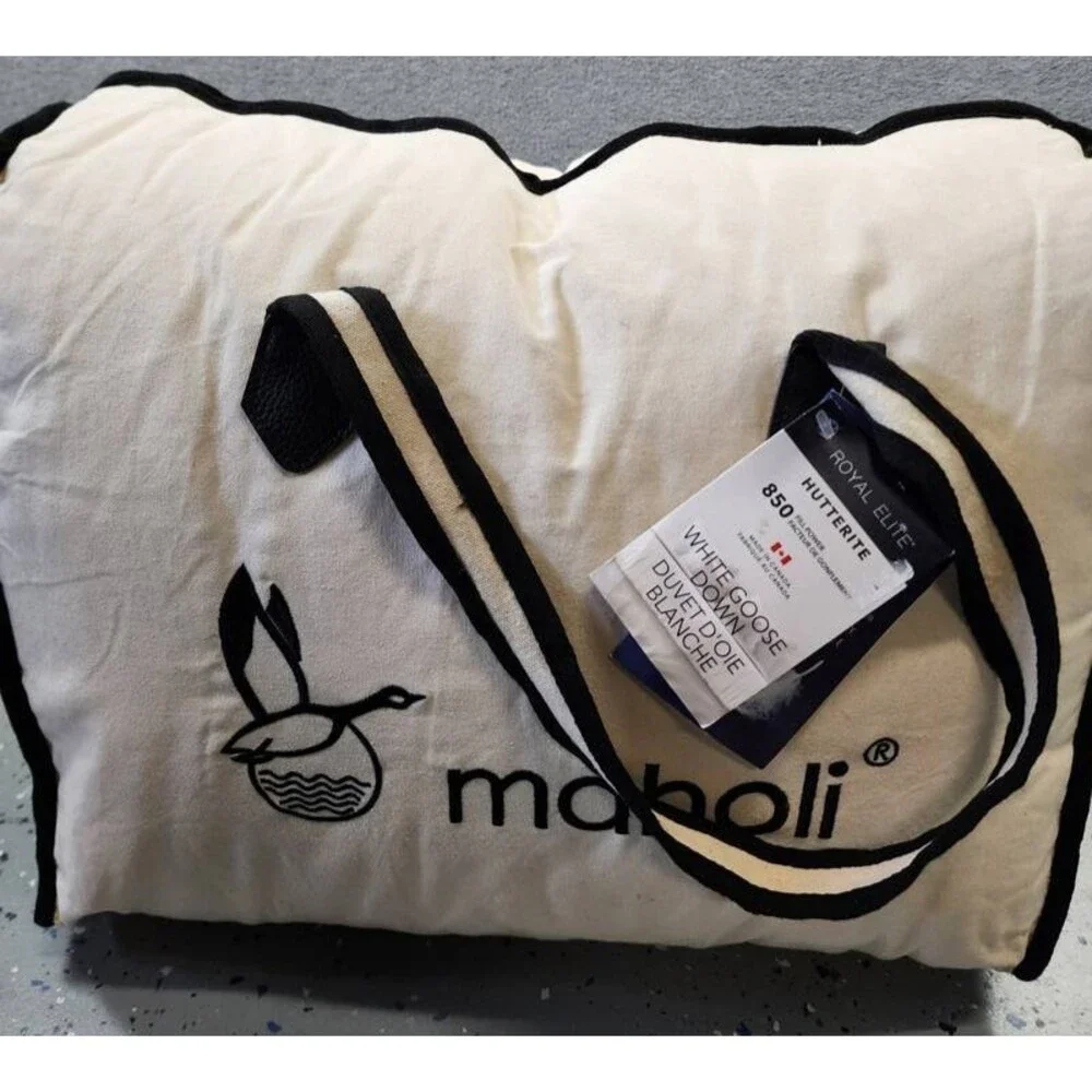 Royal Elite 850 FP Hutterite Goose Down Duvet Queen White